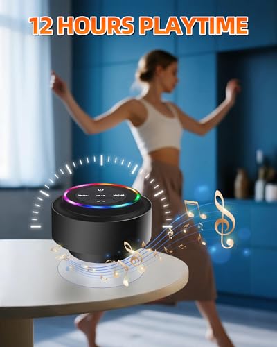 Image of Bluetooth Waterproof Shower Speaker Portable Wireless Speaker with Suction Cup Small Speakers Teen Gift Ideas for Shower Bathroom Pool Beach
