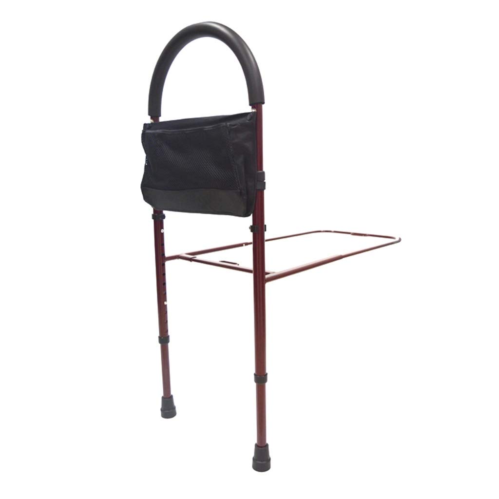 Barrière de sécurité pour lit d'hôpital portable avec poche de rangement
