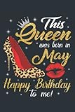 pink leopard high heels  Women Leopard High Heel This Was Born In May Nice: Notebook Planner - 6 x 9 inch (A5) pages, Daily Planner Journal, Daily Organizer, 120 Pages