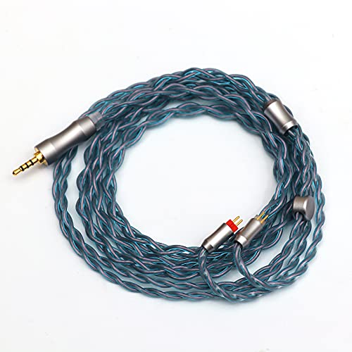 Linsoul Tripowin Altea Upgraded 6N OCC Litz 4 Cores HiFi Earphone Cable, 26 AWG High-Purity Monocrystalline Copper Wires for in Ear Earphone(2.5mm, 2pin 0.78mm)