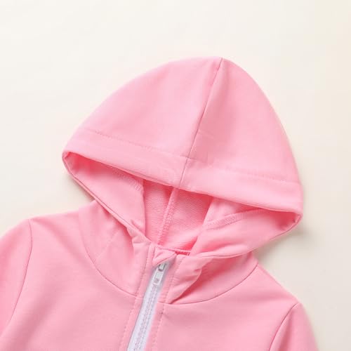Image of YOUNGER STAR Toddler Baby Boy Girl Clothes Fall Winter Outfits Long Sleeve Hoodie Sweatshirt Sweat Pants Cotton Sweatsuits