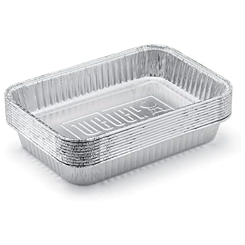 Bandejas de goteo de aluminio Weber 6415, conjunto de 10 Cover