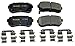 Monroe CX1157 Total Solution Ceramic Brake Pad