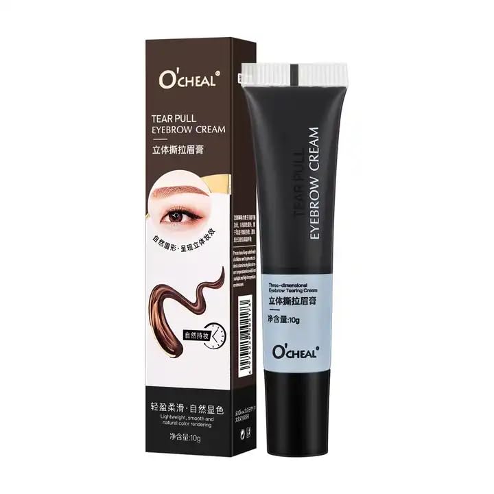 O'CHEAL Tear Pull Eyebrow Cream, Peel-Off Brow Tint Gel, Waterproof, Long Lasting, Semi-Permanent, 10g-image-17
