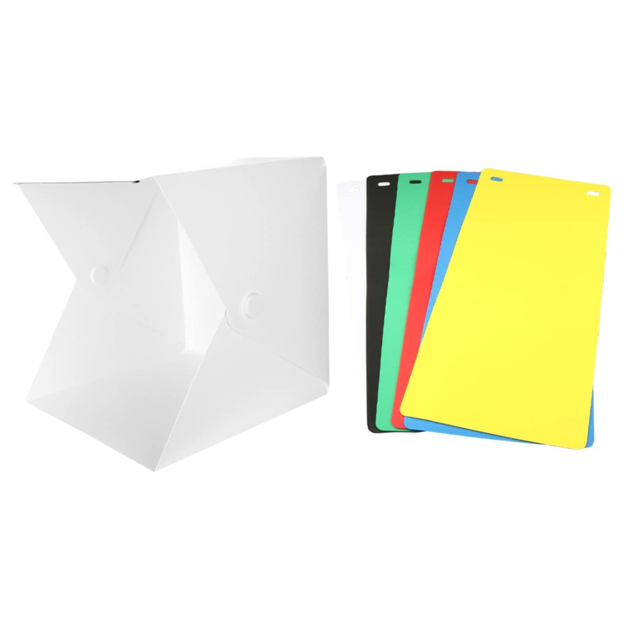 Mini Caja de Fotos Portátil Plegable Abs Blanco 1 Juego | Fondos para Fotografía, Reduce Luces y Reflejos, para Zapatos y Juguetes en Escena