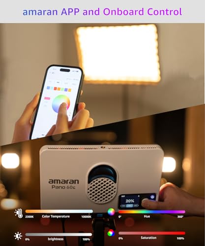 Amaran Pano 60c Kit 60W RGBWW フルカラーLEDパネルライト の商品画像 4