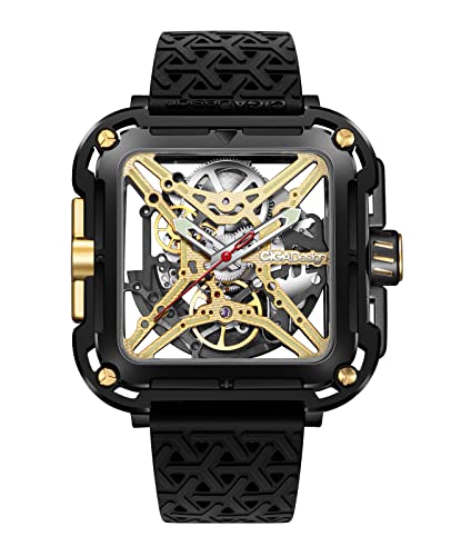 CIGA Design X Series Titanium Analog Silver Dial Mens Watch-X021-BLGO-W25BK (B0B6G67599) Amazon Price History, Amazon Price Tracker