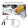 KATSU Brake Bleeding Kit Hand Held Vacuum Pump Tester Set Fluid Bleeder Tool with Vacuum Gauge and Adapters for Automotive Car Motorbike Motorcycle 450820 #2