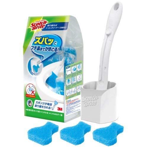 Scotch-Brite replaceable toilet cleaner (with detergent) x 3 pieces