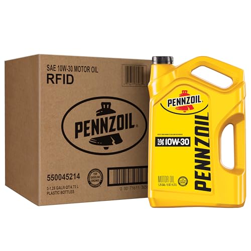 Pennzoil 10W-30 Motor Oil 5 Quart (3 Pack)