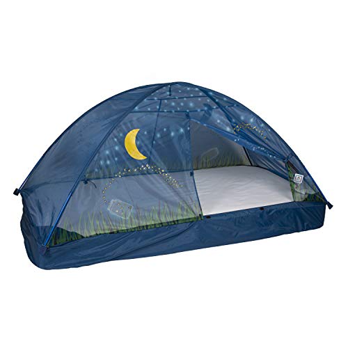 Pacific Play Tents Glow In The Dark Firefly Bed Tent, 77 In X 38 In X 35 In #TOP2