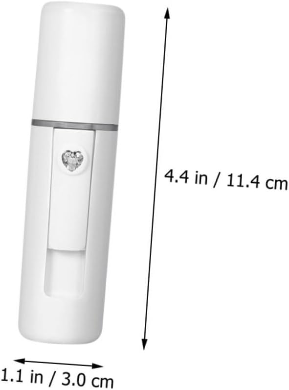 2pcs Nano Facial Mister Compact Moisturizing Face Steamer for Hydrating Skin Portable Beauty Sprayer for Daily Makeup for Home and Travel