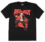 My Hero Academia Men's Eijiro Kirishima Red Riot Character Anime T-Shirt (X-Large)