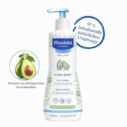 Mustela Hydra Bébé Körpermilch 500ml – Ansicht 4