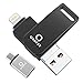 Produktbild Qarfee USB Stick 128GB für iPhone Handy Tablet und PC USB 3.0 Flash Laufwerk kompatibel mit iPhone iPad/USB/Micro USB/Type C Anschluss Schwarz