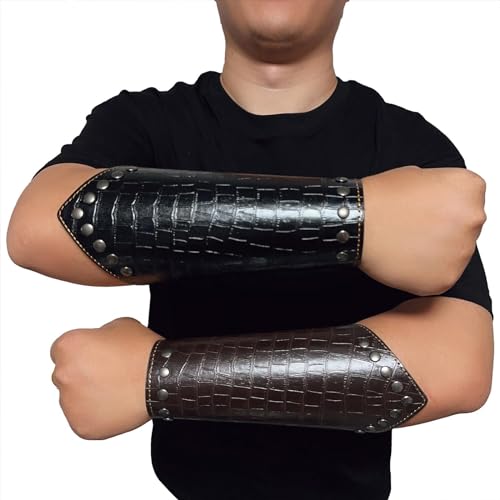 Protección de muñeca para cosplay con protector de brazo de PU ancho 4