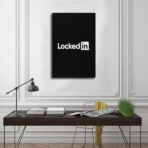 Impression sans cadre Locked In pour stimuler la motivation - 3
