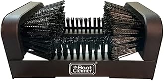 Heavy Duty Boot Brush Cleaner Outdoor Floor Mount or Portable Boot Scraper/Scrubber with Hardware