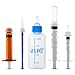 Pet Feeding Bottle Can Squeeze Liquid Feeding Kit and Replacement Mini Nipples for Kitten Puppy Small Animals Feeding Tool