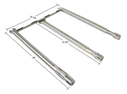 Hongso 18" 69787 Burner Tube Kit Set Replacement For Weber Spirit And Spirit Ii 300 Series (2013 And Newer), Spirit E-310, E-320, Spirit S-310, S-320 Gas Grill With Front Control Panel, Sbi787 #TOP1