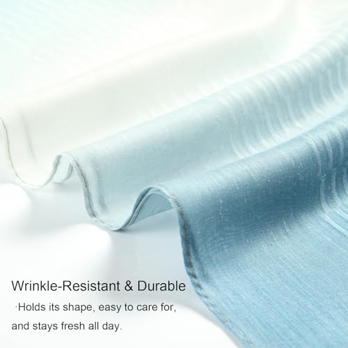 Long Chiffon Feeling Scarf Gradient Shaded Colors Lightweight Elegant Soft Scarf For Womens3