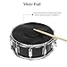Ktaxon 14 x 5.5 inches Snare Drum Set, Marching Snare Drum Kit for Students Beginners, Comes with Stand Sticks, Key, Bag, Mute Pad and Adjustable Straps (Black)