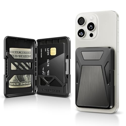Magnetic Wallet with RFID Blocking, for MagSafe Wallet with Card Holder, Heavy Duty Magnetic Phone Wallet | Splash-proof | Scratch-resistant, Compatible with iPhone 17/16/15/14/13 Pro Max