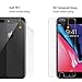 EasyAcc Protector for iPhone 8 Plus Front and Back, Anti-Scratch High Definition Clear Protector - 9H Hardness Front Tempered Glass and PET Soft Back Film for iPhone 8 Plus/iPhone 7 Plus Jet Black
