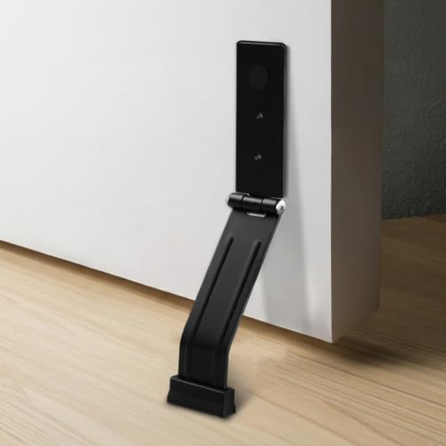 Image of HASTHIP Metal Kickdown Door Stopper for Home Heavy Flip Down Gate Stop
