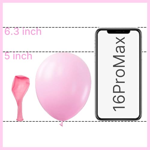 Image of PartyWoo Pastel Balloons 100pcs 5 Inch Pastel Rainbow Latex Balloons for Baby Shower Gender Reveal Engagement Bachelorette Easter Bridal Shower Anniversary Retirement Birthday Party Decorations