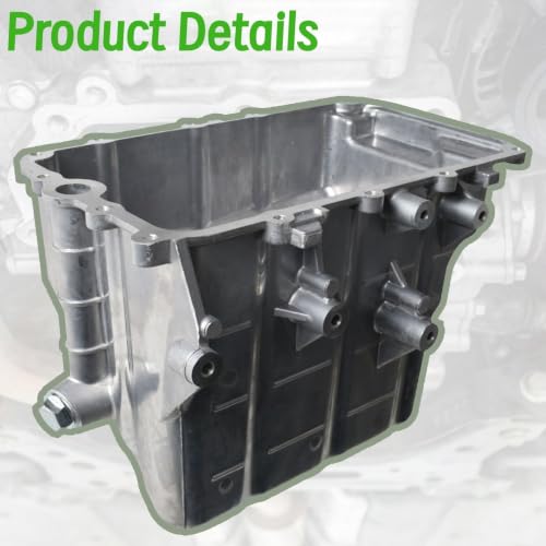 munirater Aluminum Silver Engine Oil Pan Replacement for Fortwo 2008-2015 Replacement for 1320100013 by munirater - Used condition - Image 5
