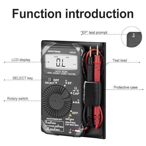 Multimètre numérique AP-4203 pour localiser une panne électrique rapidement