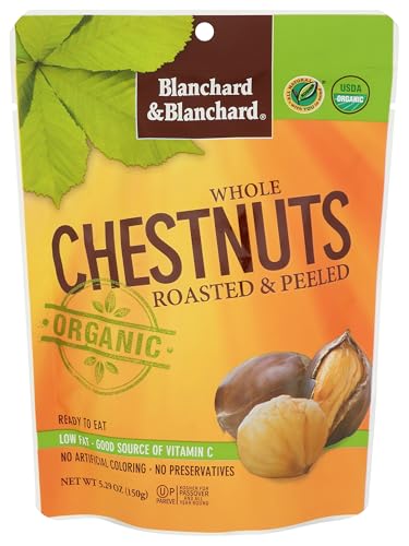Blanchard &amp; Blanchard Whole Chestnuts, Roasted &amp; Peeled, 5.2 oz