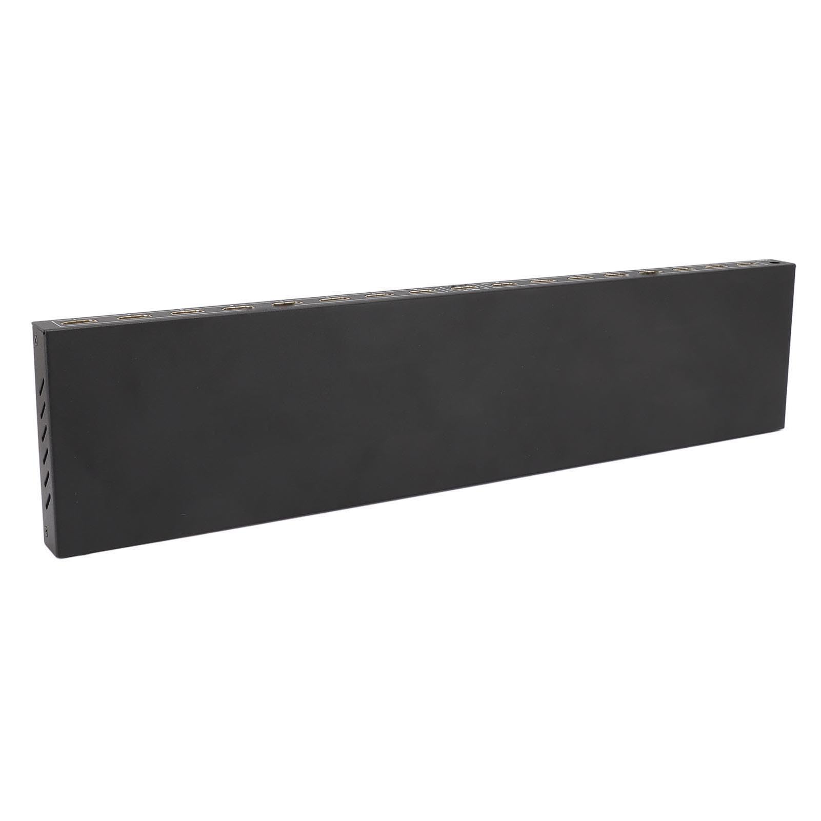 Controlador de Video Wall, 4x4 4K, Expansión de Espacio de Pantalla, Interfaz Multimedia HD, Empalmador de Video para Televisores (Enchufe de la UE)