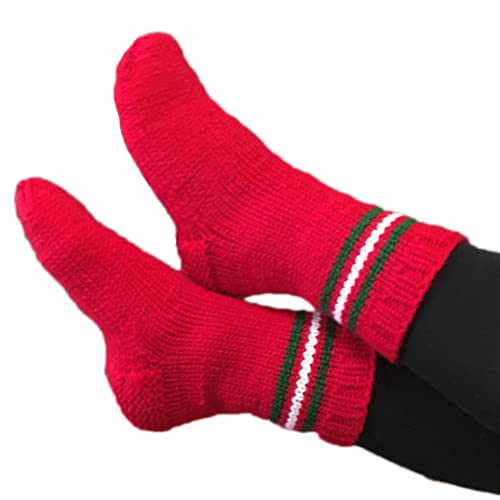 Christmas socks Men's/Women's Wool socks handmade made of natural wool, Large Sizes, Extra Thick, Bed wool socks, Organic wool, Winter socks, Warm socks, Cozy socks, Socks for hiking