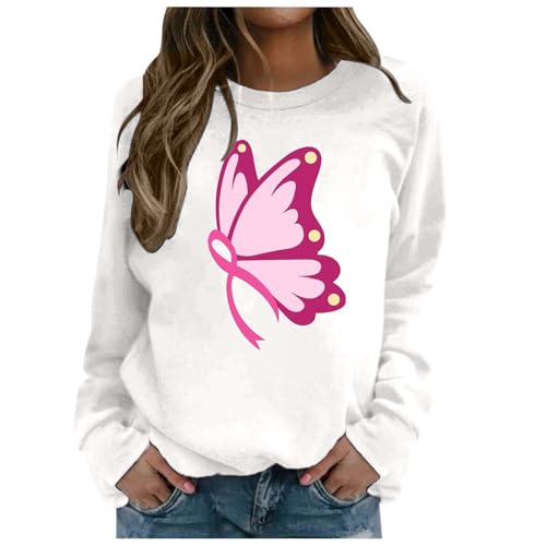 Haut décontracté imprimé rose pour femme coupe large fluide