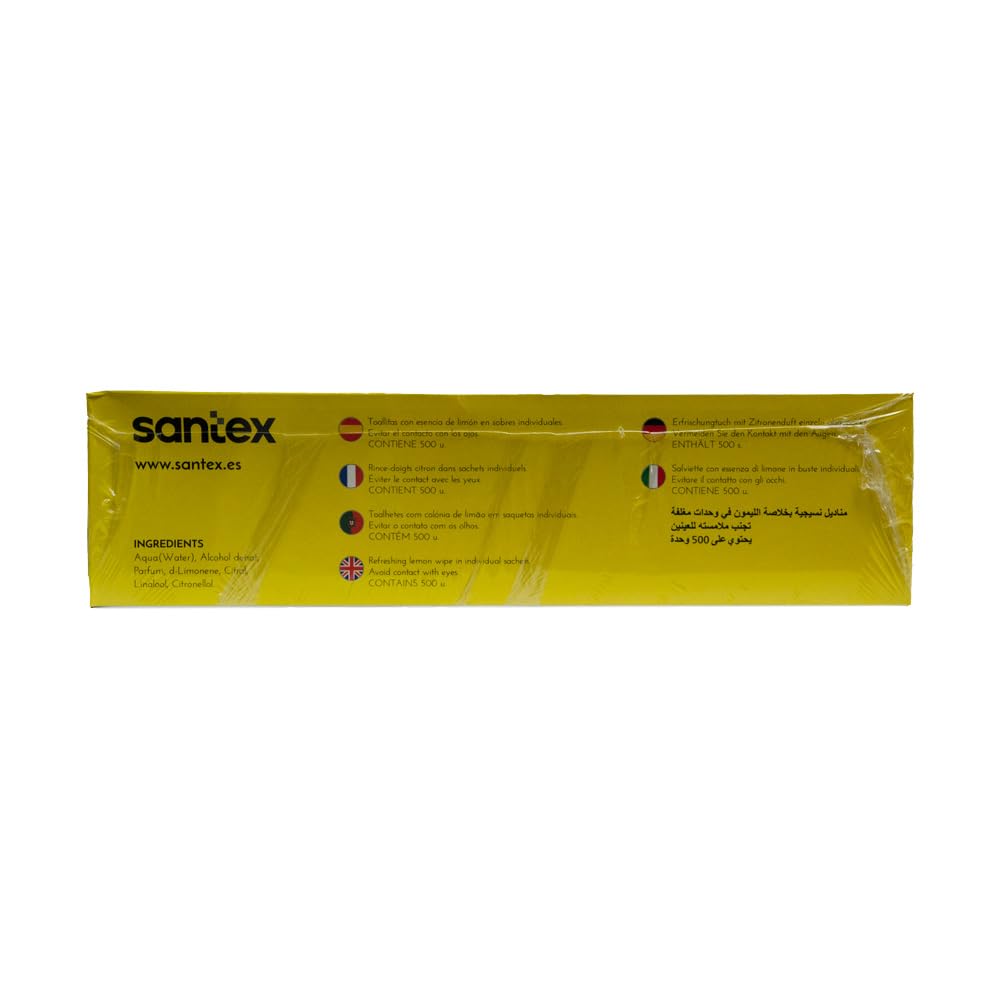 Toallitas Lemon Wipes | Fabricadas en tejido sin tejer | Superficie suave microperforada, no se rompen y no dejan residuos | Pack de 500 unidades