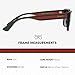 Gucci GG0340S Lettering Logo Rectangular -Shaped Non-Polarized Sunglasses for Men – Includes Luxury Eyewear Kit – Black Frame with Gray Lens