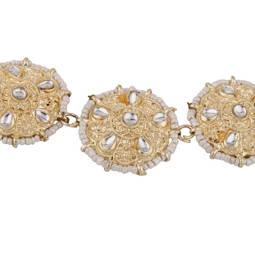 Stylish Kundan Sheeshphool Maang Tikka Mathapatti