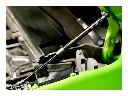 Vérin de capot Ford Puma Mk2 en carbone rouge : support de levage haute performance - 6
