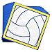 Volleyball Party Pack (100 Pieces for 16 Guests) - Sports Themed Birthday Party Supplies, Plates and Napkins, Party Decor, Blue Orchards
