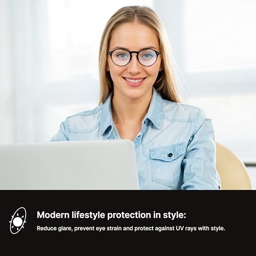 Image of Readerest Blue Light Blocking Reading Glasses, fashionable for men and women, Anti Glare, Anti Eyestrain, UV protection, prescription eyeglasses online