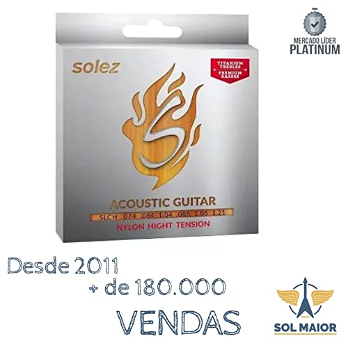 Encordoamento Violão Nylon Solez SLC H Tensão Alta