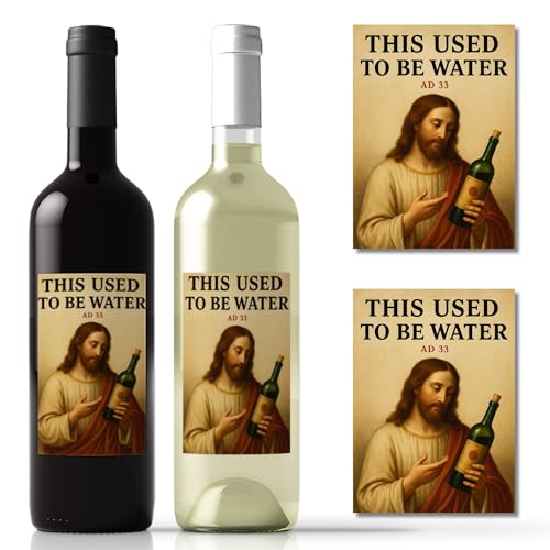 LimaLima Christmas Wine Bottle Label Funny Xmas Gift for Men & Women Perfect for Family Friends Work Colleagues & Secret Santa