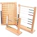 Gudong Montessori Wood Calculation Frame Toys Flat Bead Frame for Multiplication Exercises Baby Beads Math Educational Toy Math Learn Operational Teaching Aids (3)