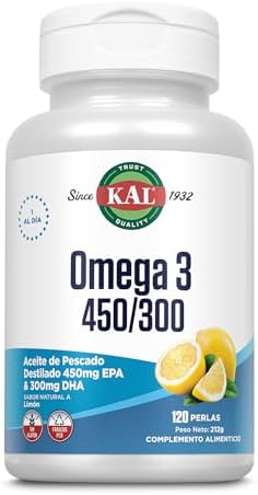 Kal Big Omega 3 450/300 | 120 perlas | sin gluten |
