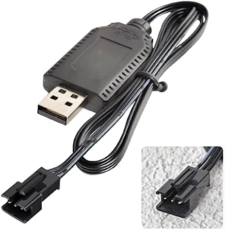 Aliwisdom USB Chargeur Câble RC Universel avec connecteur JST Plug pour LiPo Bat
