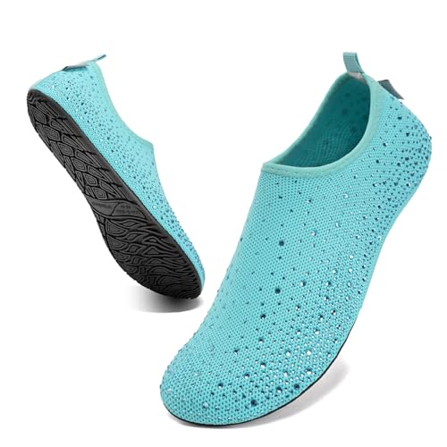 Image of WateLves Womens Barefoot Water Shoes Travel House Slippers for Indoor and Outdoor Aqua Socks for Beach Swim Surf Yoga Dancing Camping Must Haves