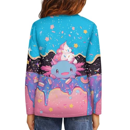 Image of Uourmeti Girls Graphic Tees Long Sleeve T Shirts for Teens Casual Tshirts Junior Sportswear Fall Tops