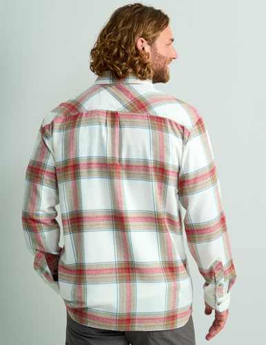 HUK Men's Hawser Heather Flannel, Long Sleeve Button Down Shirt2